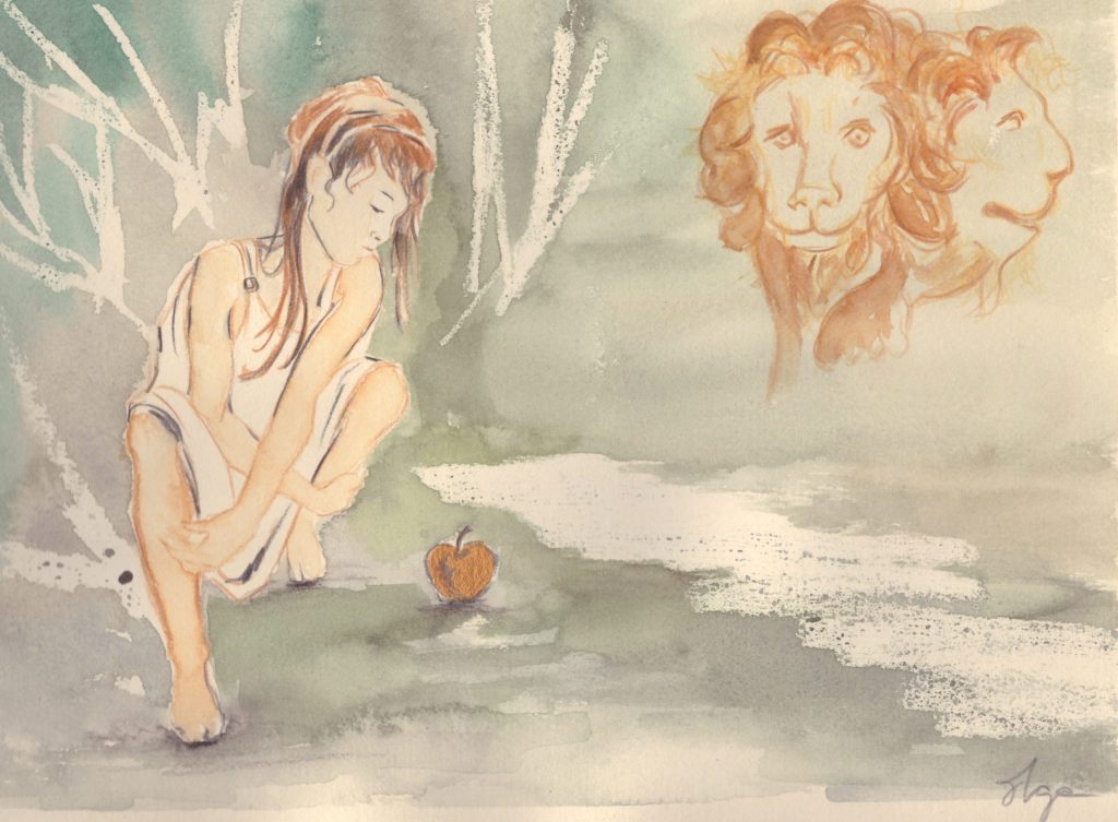 La historia de Atalanta e Hipómenes 2 Atalanta. Ilustración por Olga Trapero Ruipérez