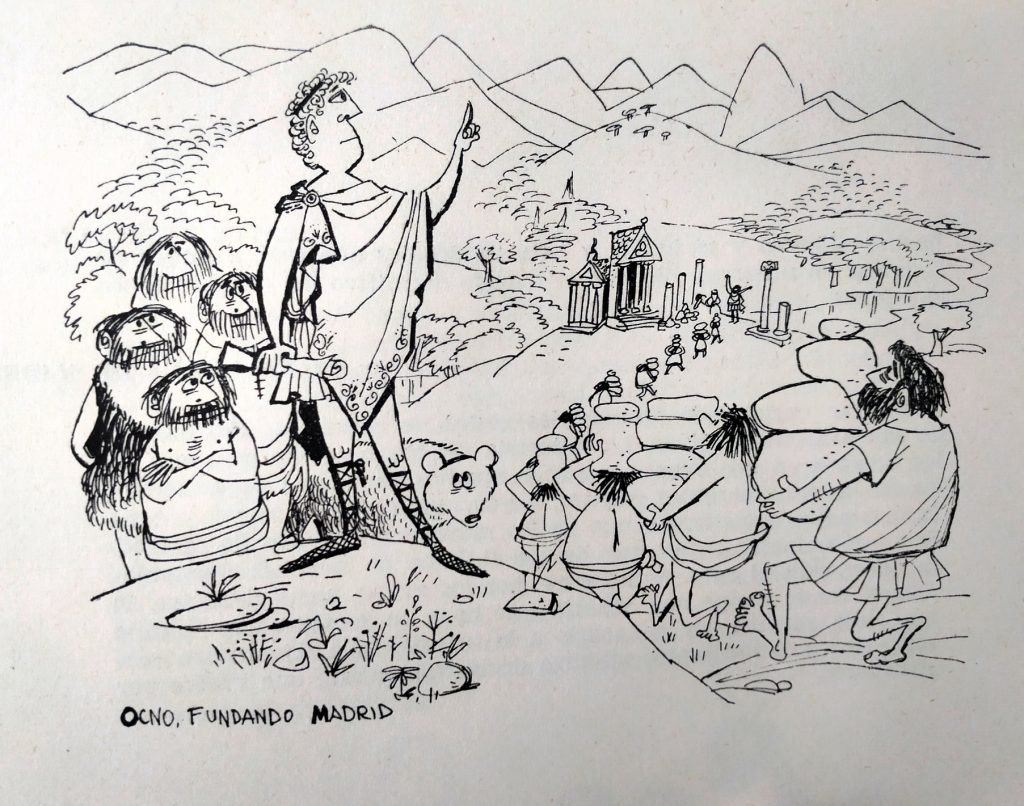 Fundación de la ciudad por Ocno Bianor