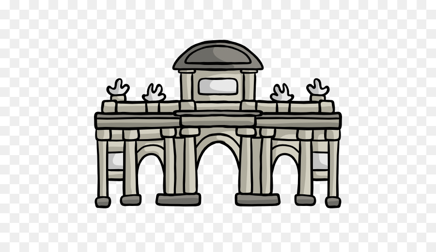 Dibujo de la Puerta de Alcala 1