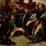 Detalle Muerte de Daoiz y defensa del Parque de Monteleón, de Manuel Castellano