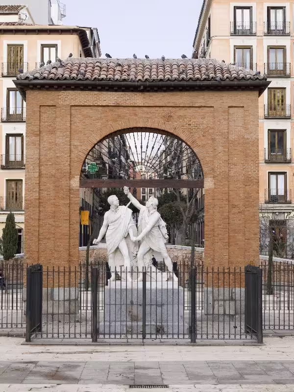 La muerte de Daoiz y Velarde 2 Daoíz y Velarde y Arco de Monteleón