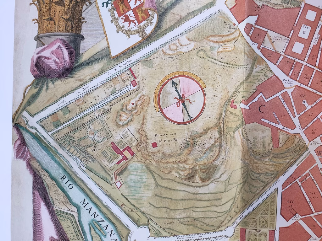 Plano de Madrid de Tomás López (1785) Detalle