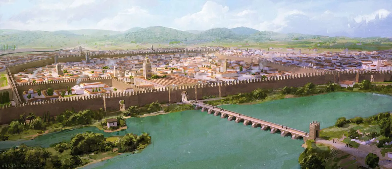 Vista panorámica de la Córdoba califal, por Ananda C. Arán